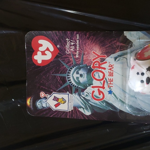 Glory the Bear Ty Beanie Baby - Picture 5 of 6